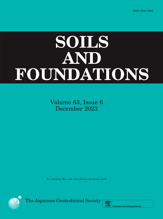 Go to journal home page - Soils and Foundations